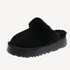 Women's Warm Plush Slip-on Platform Slippers